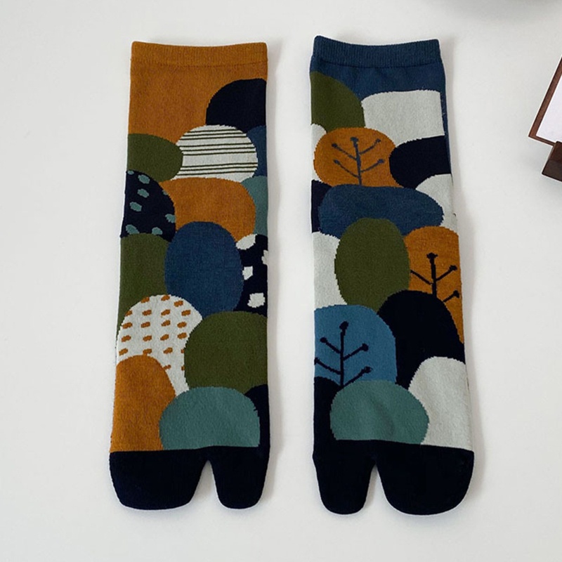 Tất tabi kimono phối màu thời trang cho unisex