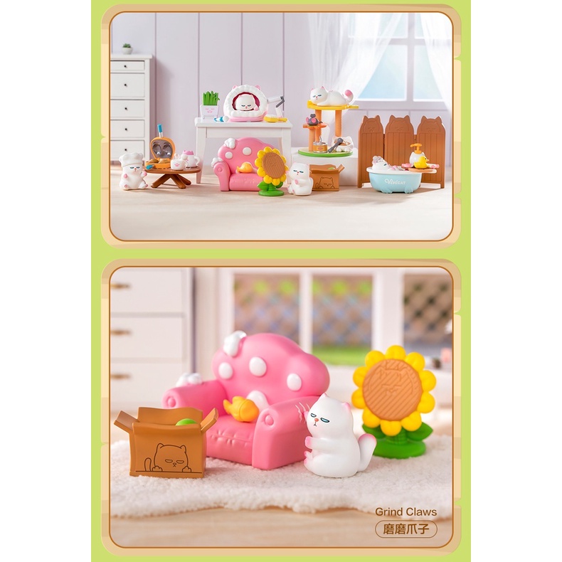 Mô Hình Búp Bê ViViCat Courtyard Series Dễ Thương Có Sẵn