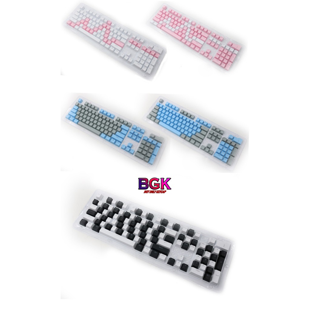 Bộ Keycap 108 phím ABS Double Shot Xuyên LED chuyên dùng cho phím cơ