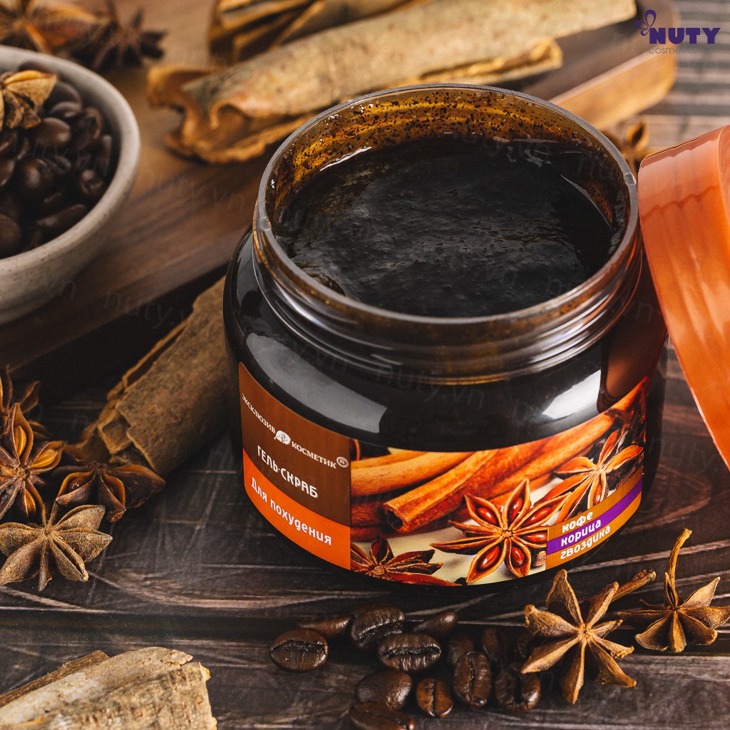 Tẩy Tế Bào Chết Toàn Thân Gel Scrub Quế Hồi Coffee Cinnamon Cloves (380g)