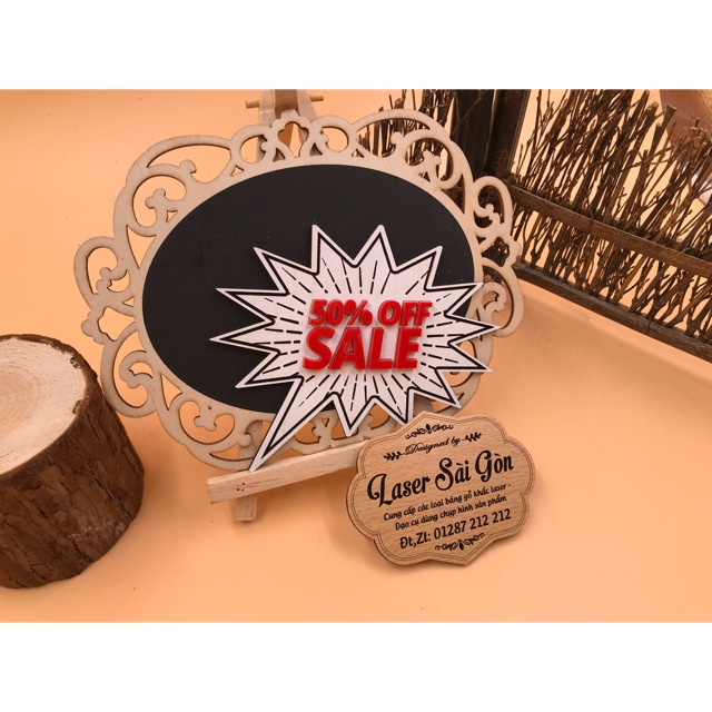 Bảng Gỗ Tên Shop - Đạo Cụ Chụp Ảnh - Checkin Sản Phẩm