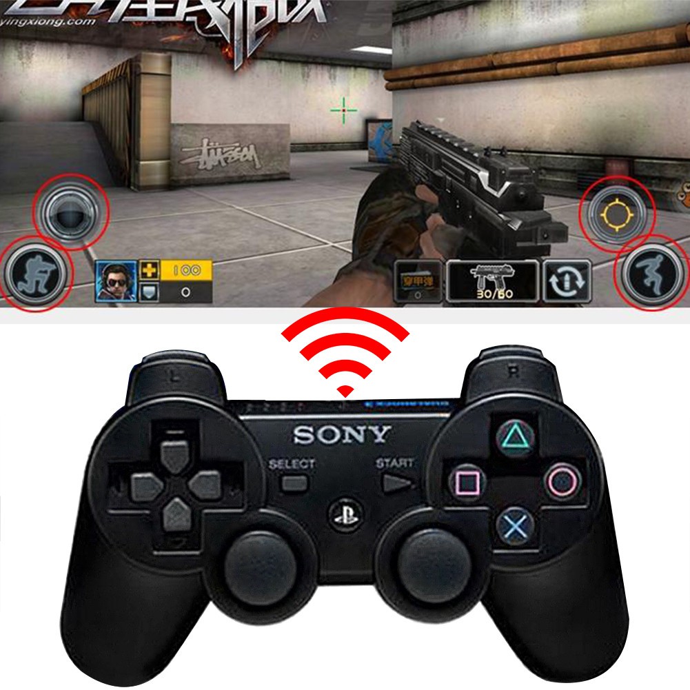 PS3 Wireless Bluetooth Vibration Game Controller