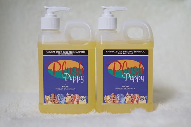 Dầu tắm tinh chất lúa mỳ Plush Puppy 500ml - Natural Body Building Shampoo with Wheatgerm