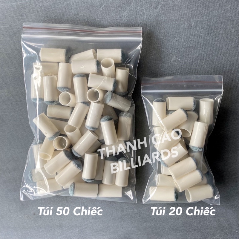 Đầu Chụp Cơ Bida 12mm Dán Sẵn Tiện Lợi | Đầu Chụp Gậy Bi-a | Đầu Cơ Bida Giá Rẻ