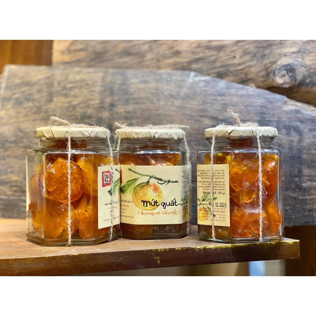 Dã Vị - Mứt quất tấm tắc - kumquat - Thuần Nông