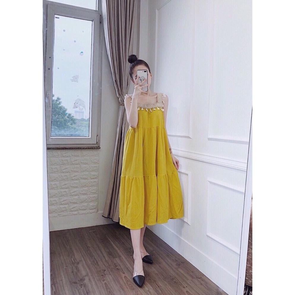 [MỚI VỀ]Đầm bầu thời trang thiết kế công sở dáng dài phong cách Hàn Quốc rẻ đẹp - Váy bầu đẹp giá rẻ Xịn 👈
