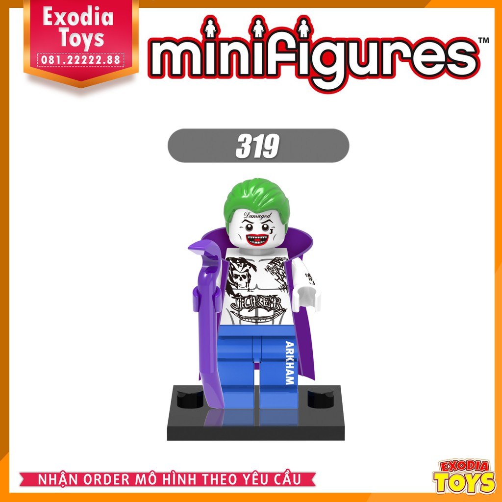 Xếp hình Minifigure DC Comics Biệt đội cảm tử Suicide Squad - Đồ Chơi Lắp Ghép Sáng Tạo - X0122