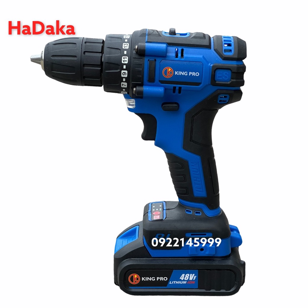 Máy khoan pin 48VF kingpro motor từ không than