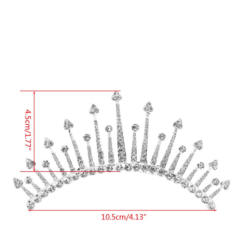 Xược tóc đính kim cương nhân tạo thiết kế tinh tế dùng trang điểm cô dâu