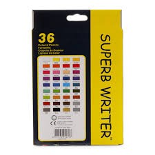 [ TÂM TÂM ]-BỘ CHÌ TÔ  MÀU SUPERB WRITER -24/36 MÀU