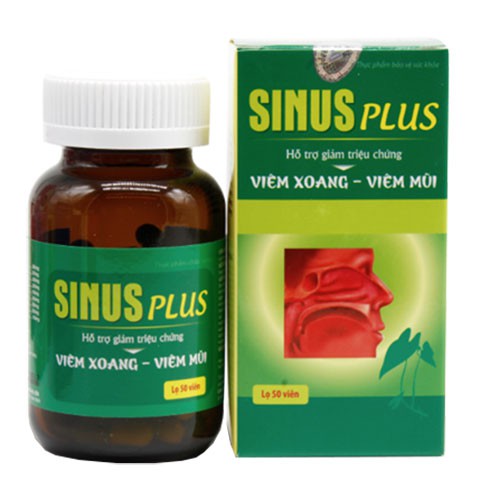 Sinus Plus - Hỗ trợ làm thông mũi, thông xoang và hỗ trợ làm giảm các triệu chứng của viêm xoang, viêm mũi dị ứng