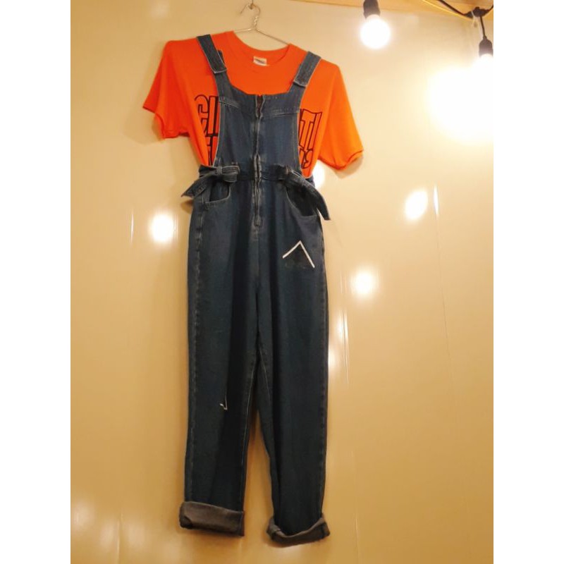 Yếm jeans chốt live