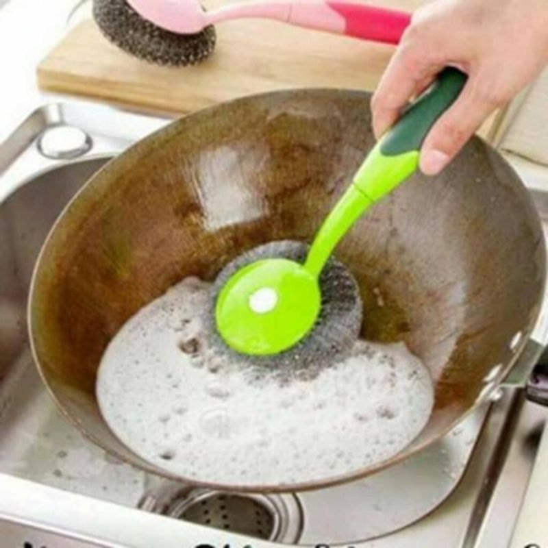 Cọ soong nồi có tay cầm,tiện dụng trong mọi gia đình#