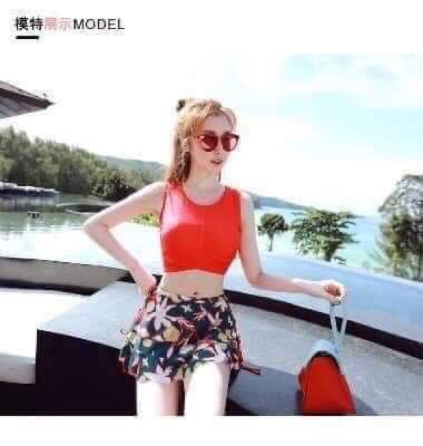 (SẴN HÀNG) Bộ bikini áo yếm 3 mảnh (có ảnh thật) | BigBuy360 - bigbuy360.vn