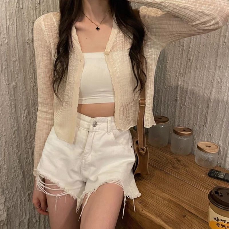 Áo khoác mỏng dáng ngắn