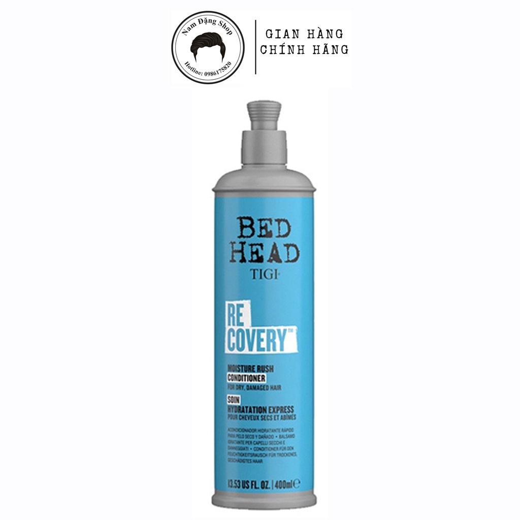 Bộ Dầu Gội Xả Dưỡng Ẩm Tigi Xanh Recovery