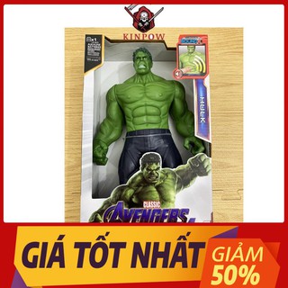 Đồ Chơi Mô Hình Hulk Nhựa Đặc Cao 30cm Có Đèn Led Đỏ Và Phát Nhạc Cho Bé Thích Sưu Tầm