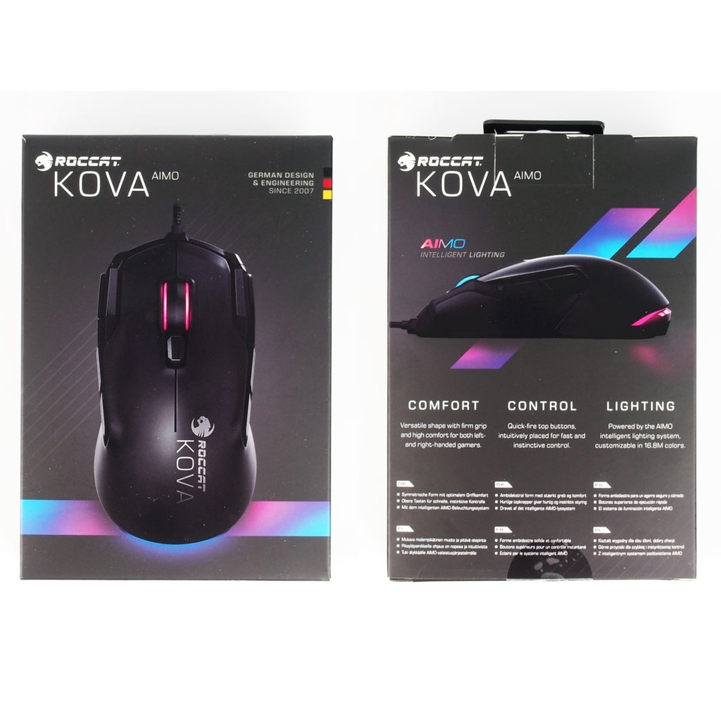 Chuột Gaming Roccat Kova Aimo Đen (-40CPS-) like new 99% full box