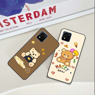 Ốp lưng điện thoại vivo y01 / y02s in hình gấu Bear siêu cute, lovely