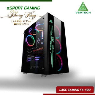 VỎ NGUỒN MÁY TÍNH VSP FA-402 eSPORT Gaming Có Sẵn LED RGB