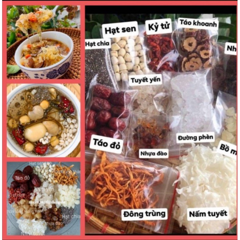 SÉT CHÈ DƯỠNG NHAN 400G