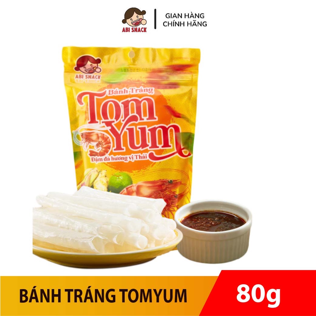 Bánh Tráng Sốt Tomyum ABI SNACK 80G