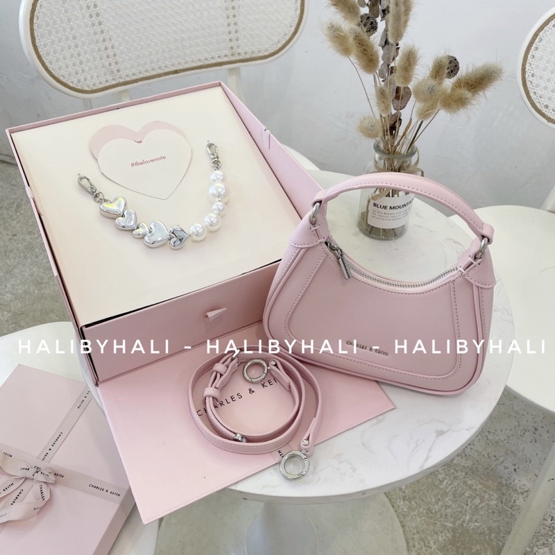 Set túi c.n.k limited xinh xắn kèm dây đeo chéo và hộp quà tặng