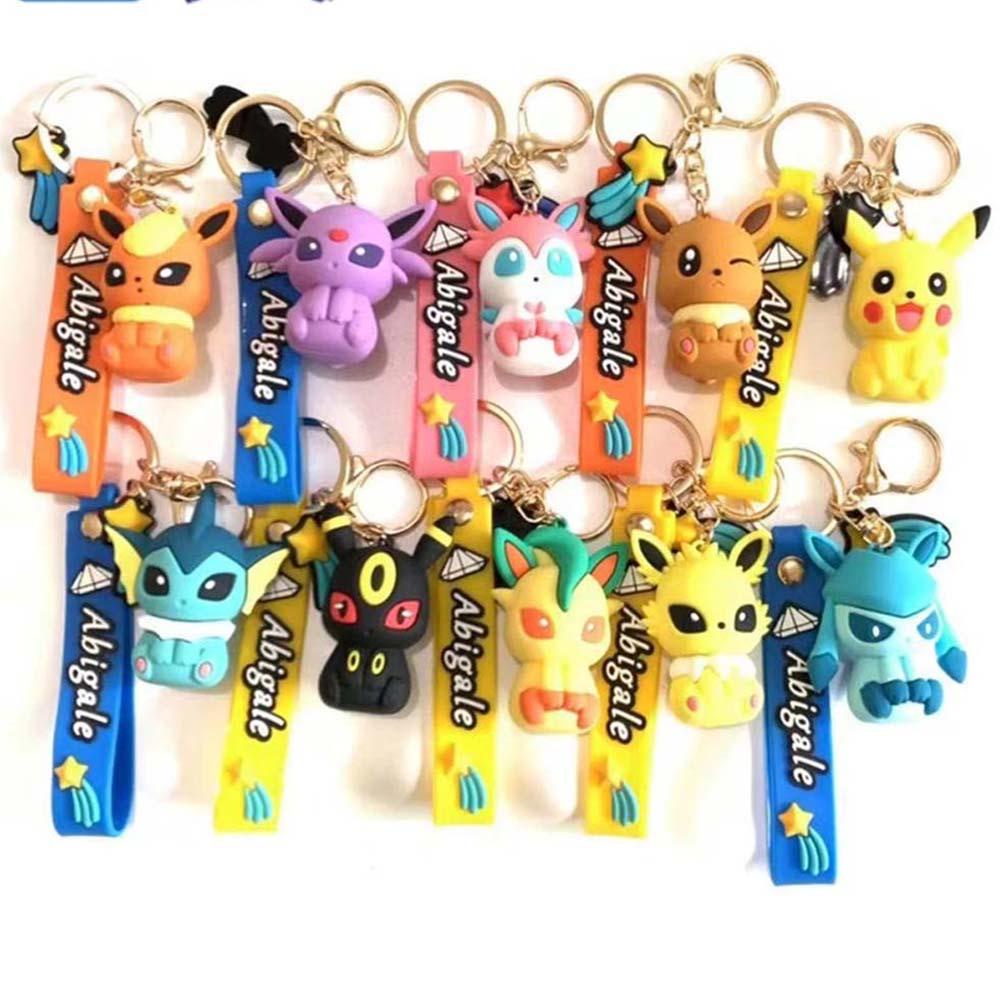 Aaron1 Móc Khóa Hình Pokemon Nhật Bản Dễ Thương