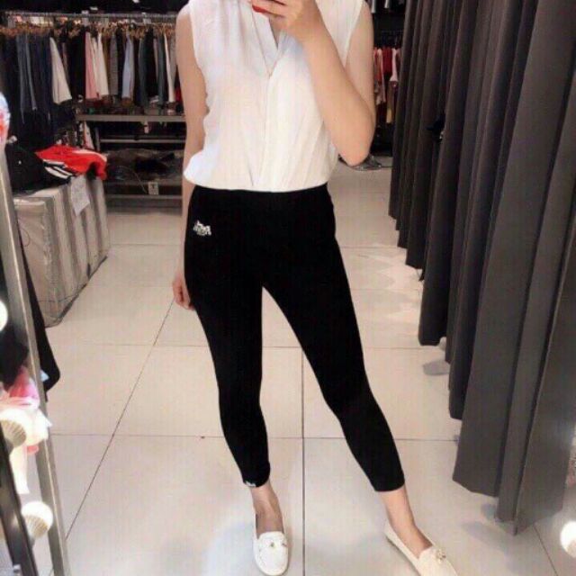 Legging 9 tấc in chữ