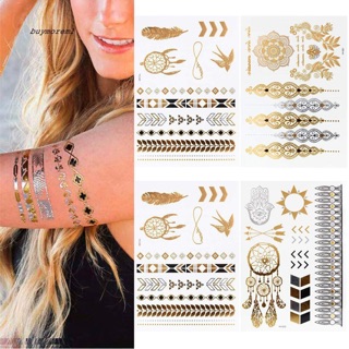 Hình xăm flash tattoo - metallic tattoo