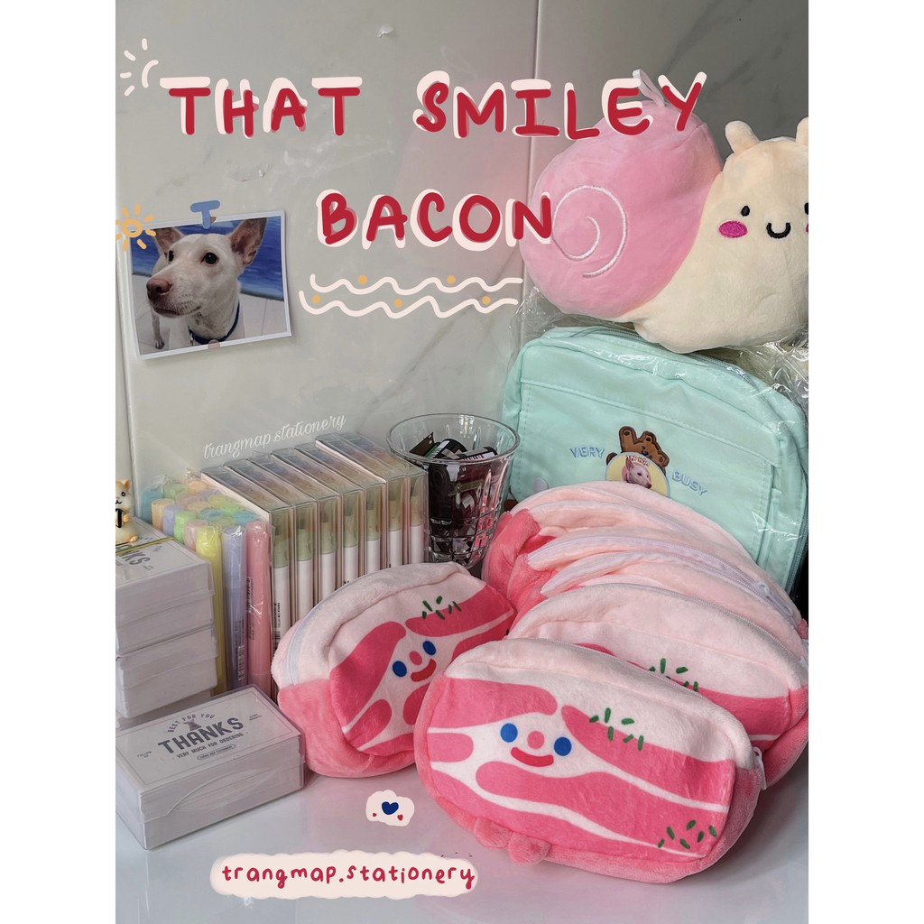 Hộp bút may mắn That Smiley Bacon