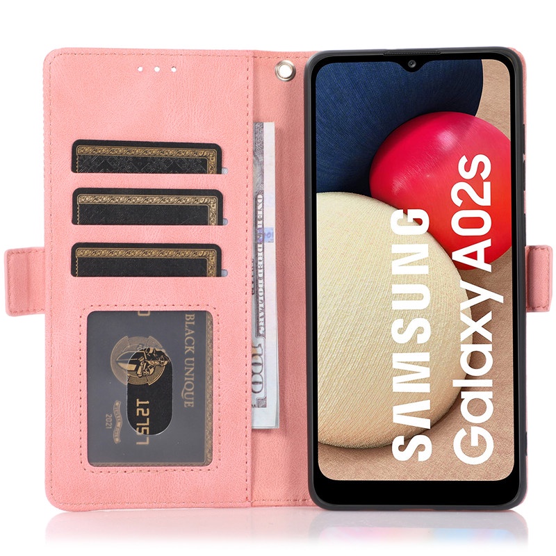 Ốp Điện Thoại Da Gập Gọn Dạng Ví Cho Samsung Galaxy A02S A12 A13 A22 A32 A33 A50 A52 A52S A72 A50S A30S