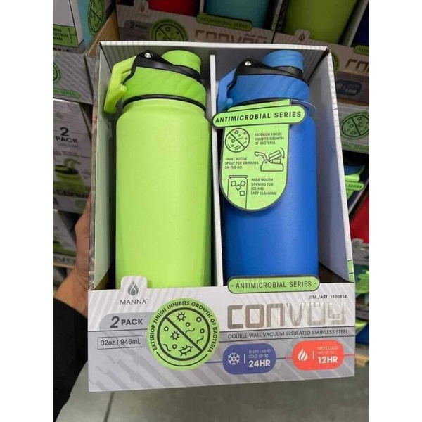 Bình giữ nhiệt inox cao cấp MANNA CONVOY USA 32oz - 946ml.