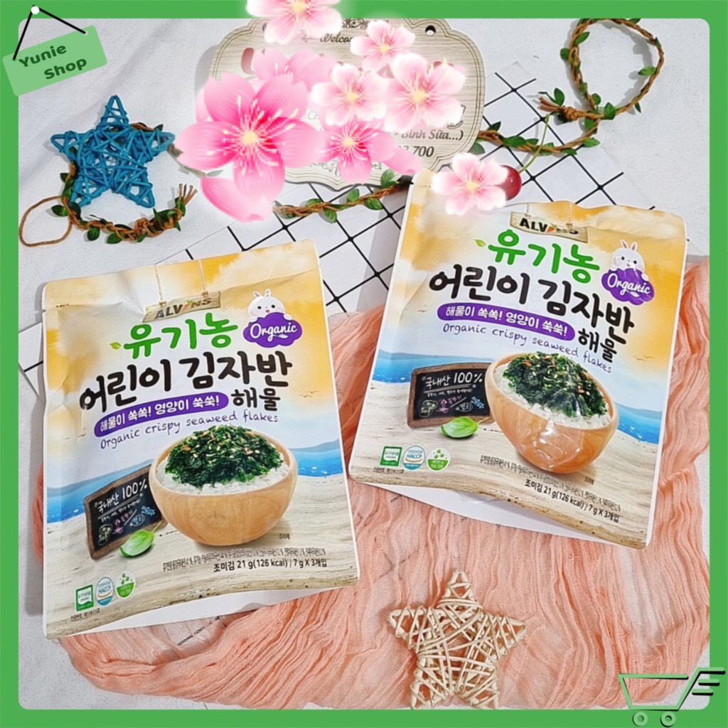 RẮC cơm rong biển hữu cơ Alvins