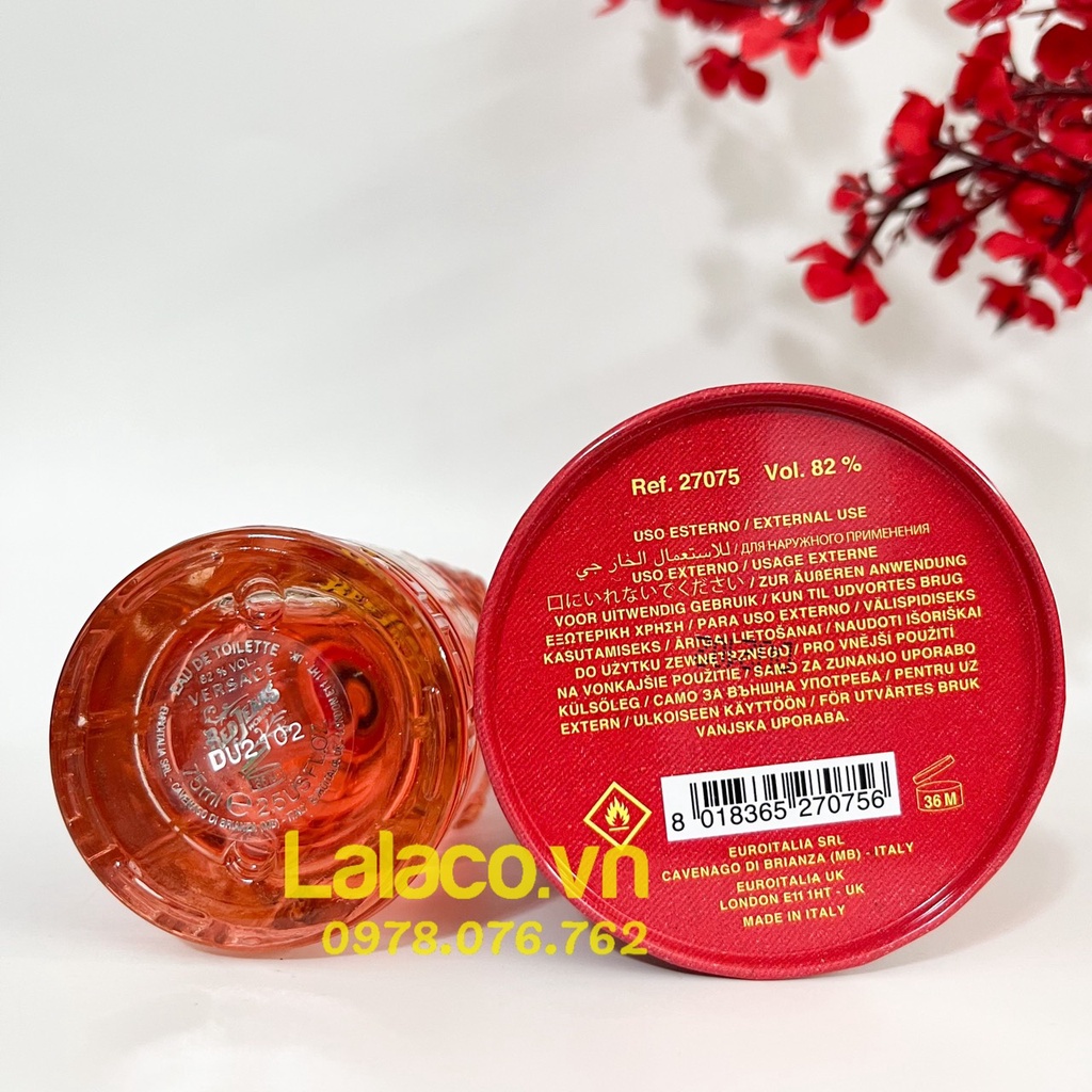 Nước Hoa Nữ Versace Versus Red Jeans EDT 75ml - Versace lon đỏ
