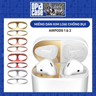 Miếng dán kim loại chống bụi chống trầy bảo vệ cho tai nghe 1/2