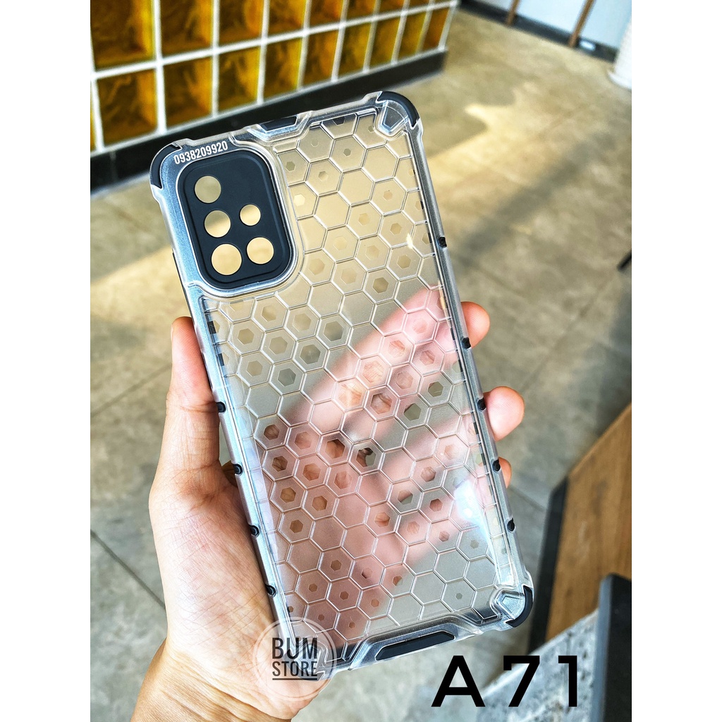 Ốp Lưng Chống Sốc Samsung Note 10 Plus / Note 10 / S10 Plus / A71 / A51 / Note 10 Lite Họa Tiết Tổ Ong