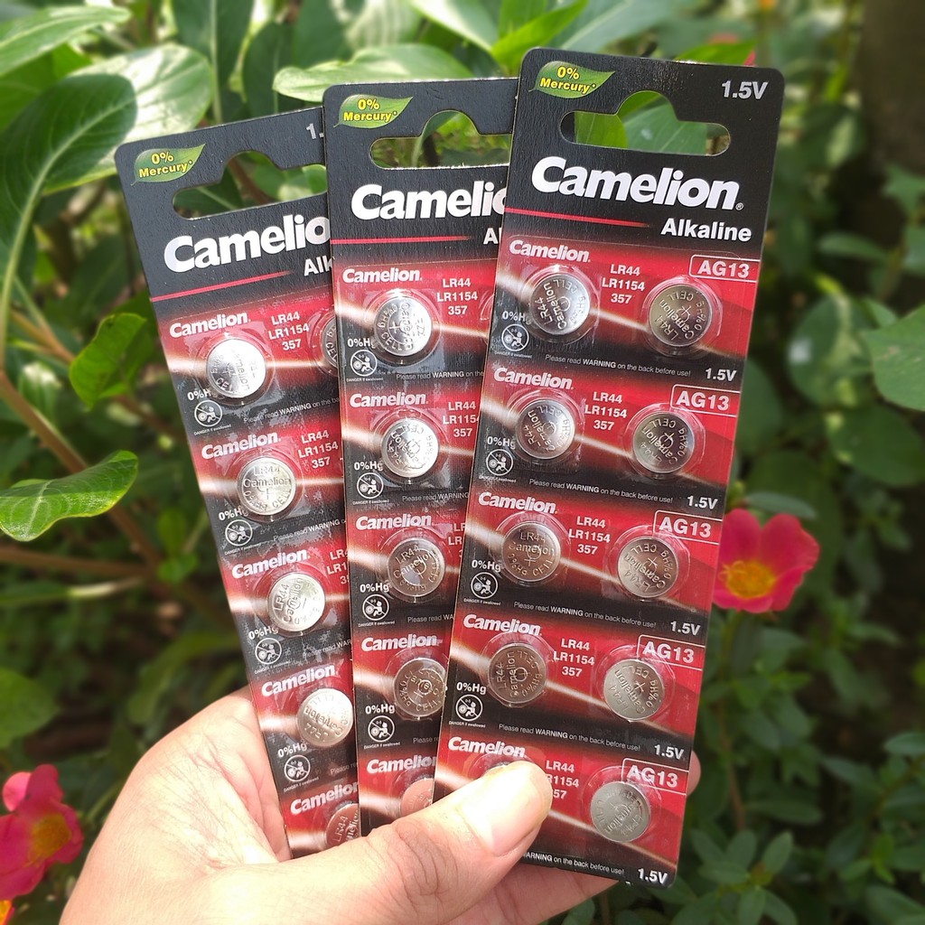 Pin AG13 / LR44 /LR1154 /357/SR44W dùng cho máy trợ thính thước kẹp điện tử máy tính Casio  nguồn buôn sỉ