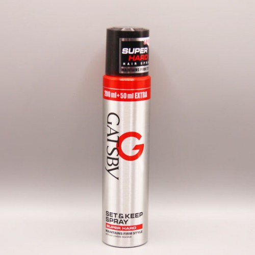 Gôm Xịt Tóc Siêu Cứng Gatsby 250ml