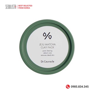 Mặt nạ đất sét và matcha DR.CEURACLE Jeju Matcha Clay Pack