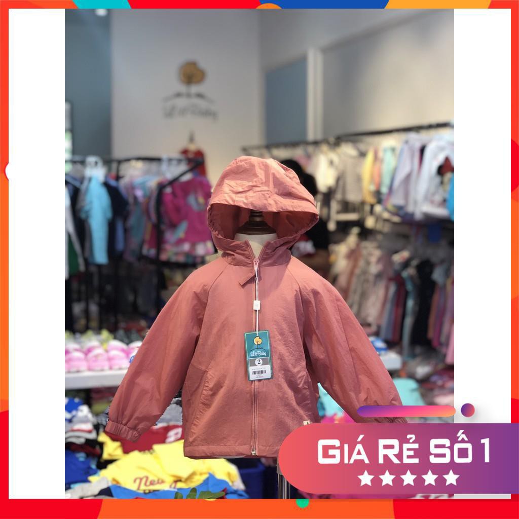 ÁO GIÓ TRƠN BÉ GÁI LITIBABY SIZE 2-8T. X19