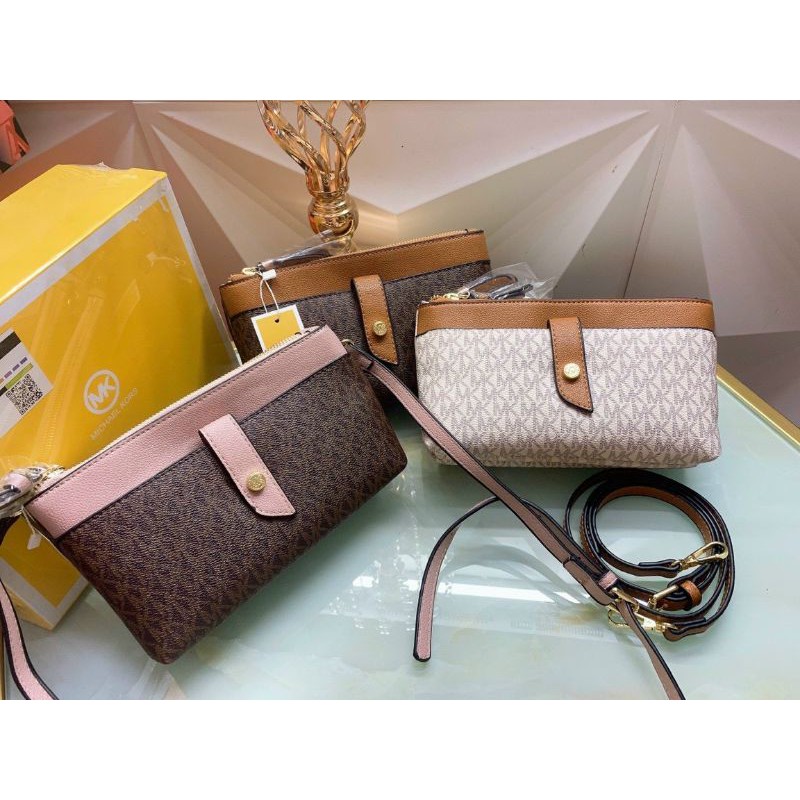TÚI MK 2 NGĂN KHÓA KÉO CHUẨN XỊN SIZE 20CM