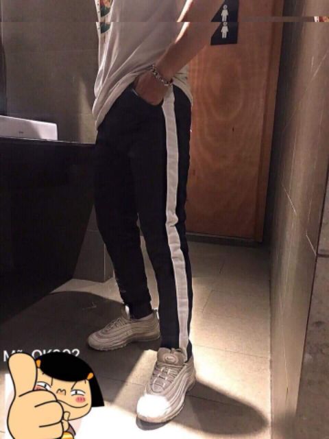 🌈FREESHIP 50K🔥 Quần kaki ống suông phối 1 sọc nam nữ (kèm ảnh thật) | BigBuy360 - bigbuy360.vn