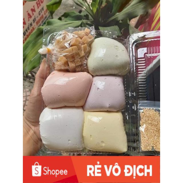 Set bột nặn bánh trôi ngũ sắc từ gạo nếp Yên Minh (Thơm, ngon, dẻo)