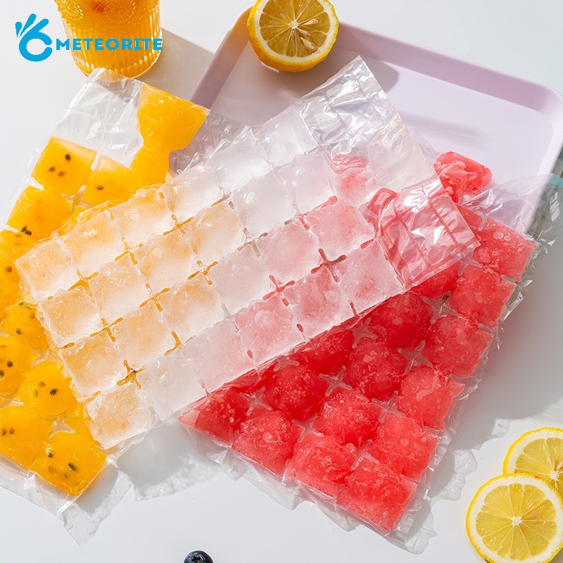 Set 10 Túi Làm Đá Viên Bằng PE Sử Dụng Một Lần Tiện Lợi