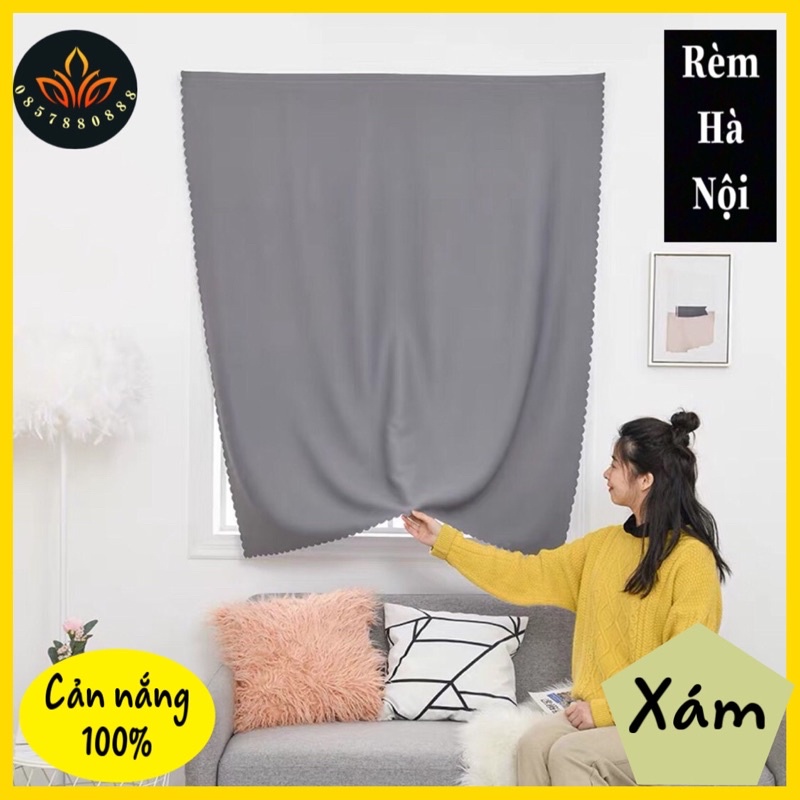 Rèm dán tường màu xám,Rèm cửa sổ