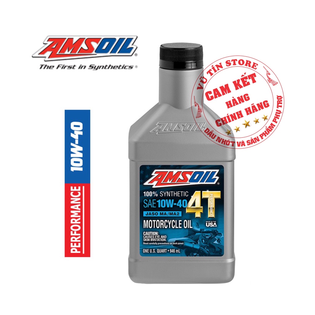 Dầu nhớt động cơ Amsoil Performance 4T 10W-40