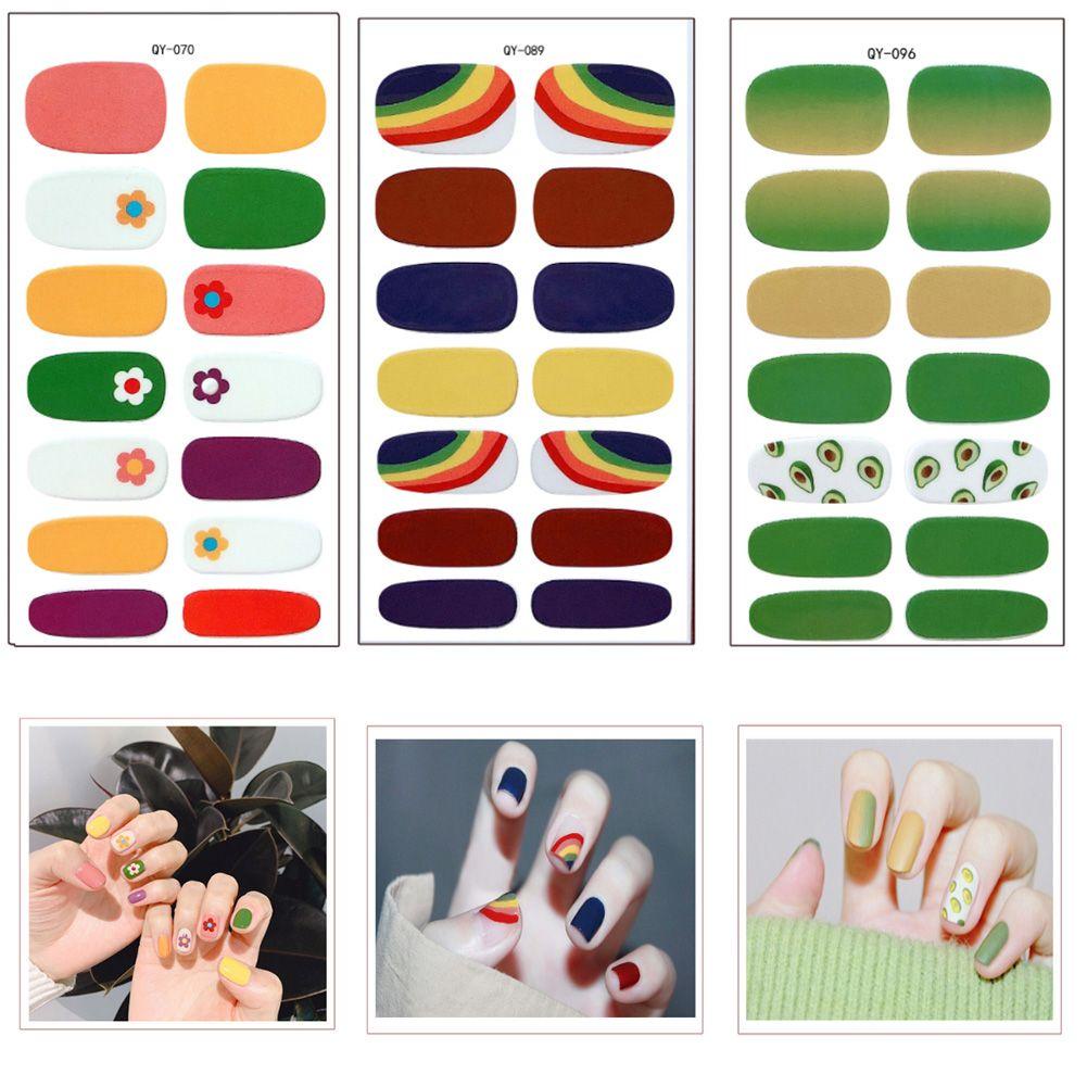 Miếng Dán Trang Trí Móng Tay Hình Hoa 3D DIY