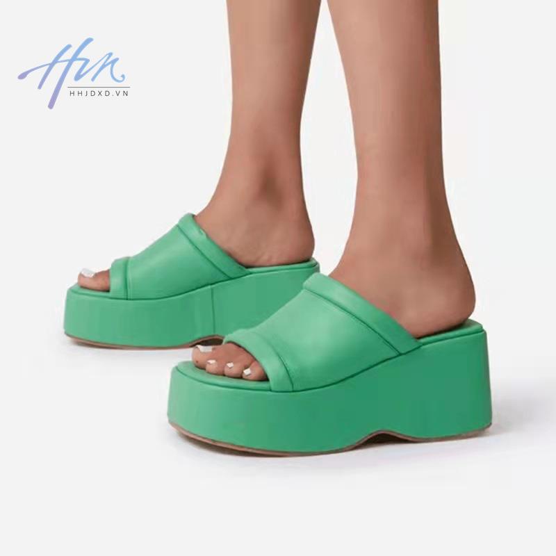 Dép Sandal Đế Xuồng Dày Dặn Thời Trang Dành Cho Nữ 2022