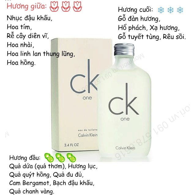 NƯỚC HOA C.a.l.v.i.n K.l.e.i.n CK One 100ML UNISEX